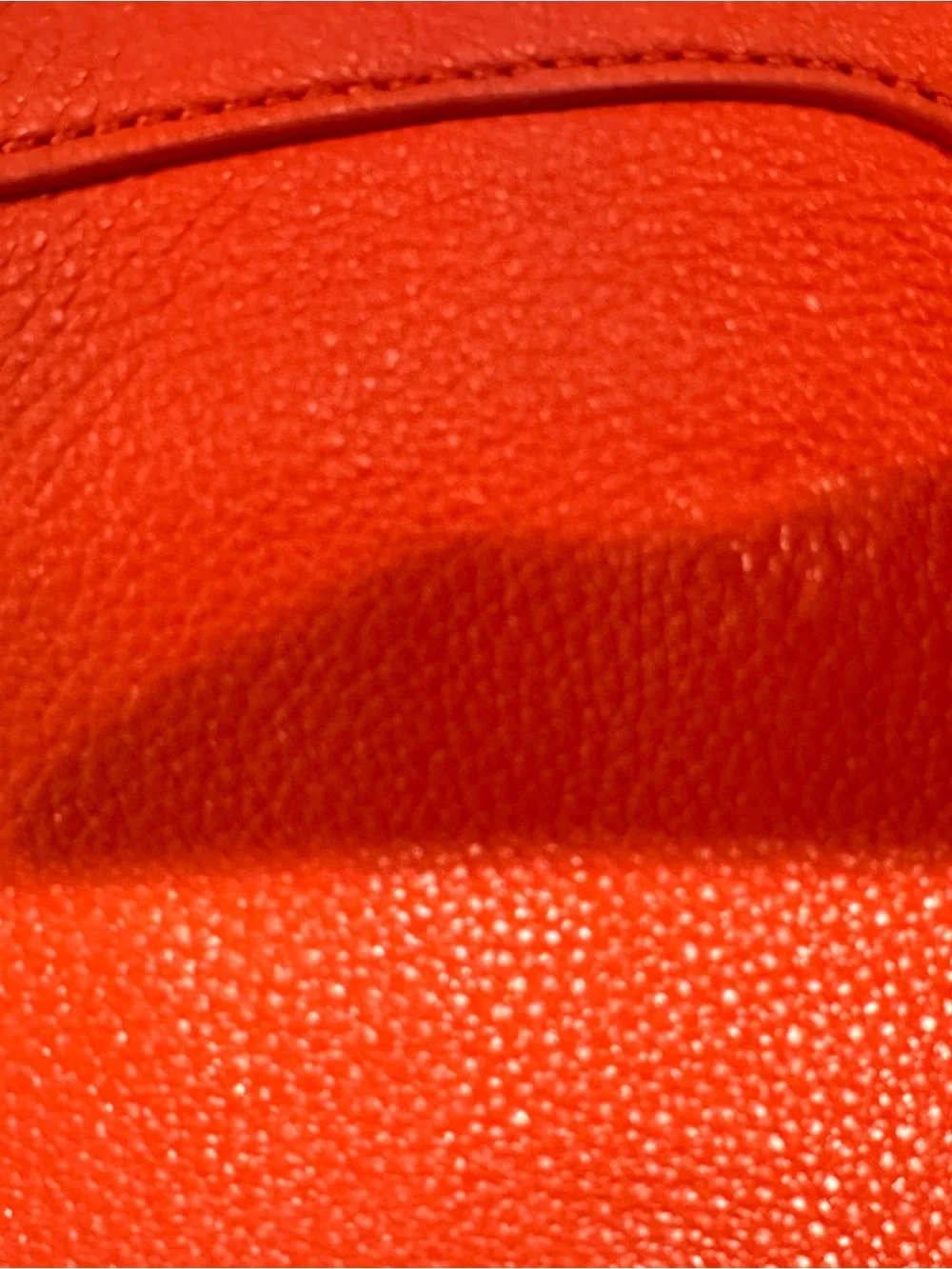 Rara Tory Burch Bright Orange Leather Flap Crossbody or clutch